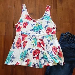 4/$16 NWOT Soprano White Red Pink Teal Blue Green Blouse